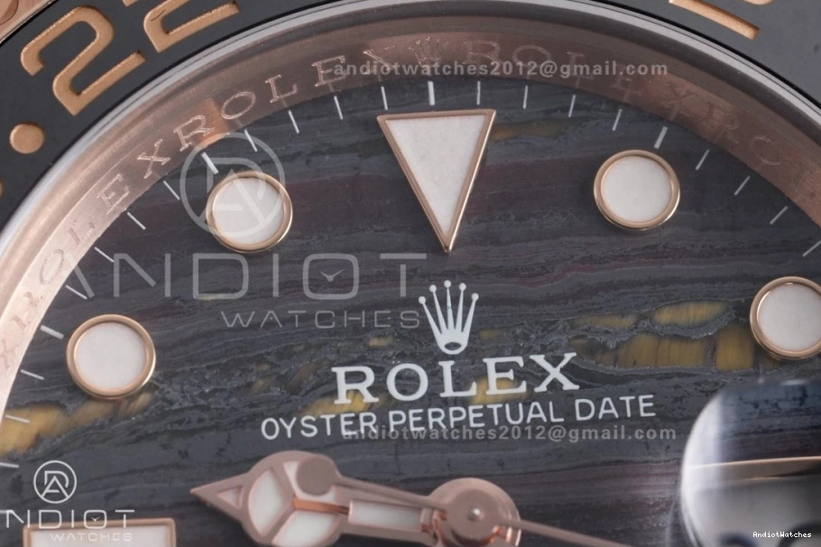 on Sh 861 Durable Dial RG Master GMT Best Iron ARF II Oyster Bracelet CHNR Edition Tiger 126715 0425